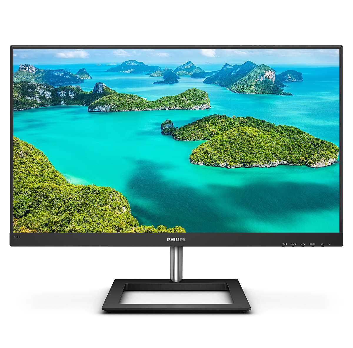 Philips E Line 278E1A/00 computer monitor 68,6 cm (27") 3840 x 2160 Pixels 4K Ultra HD LCD Zwart